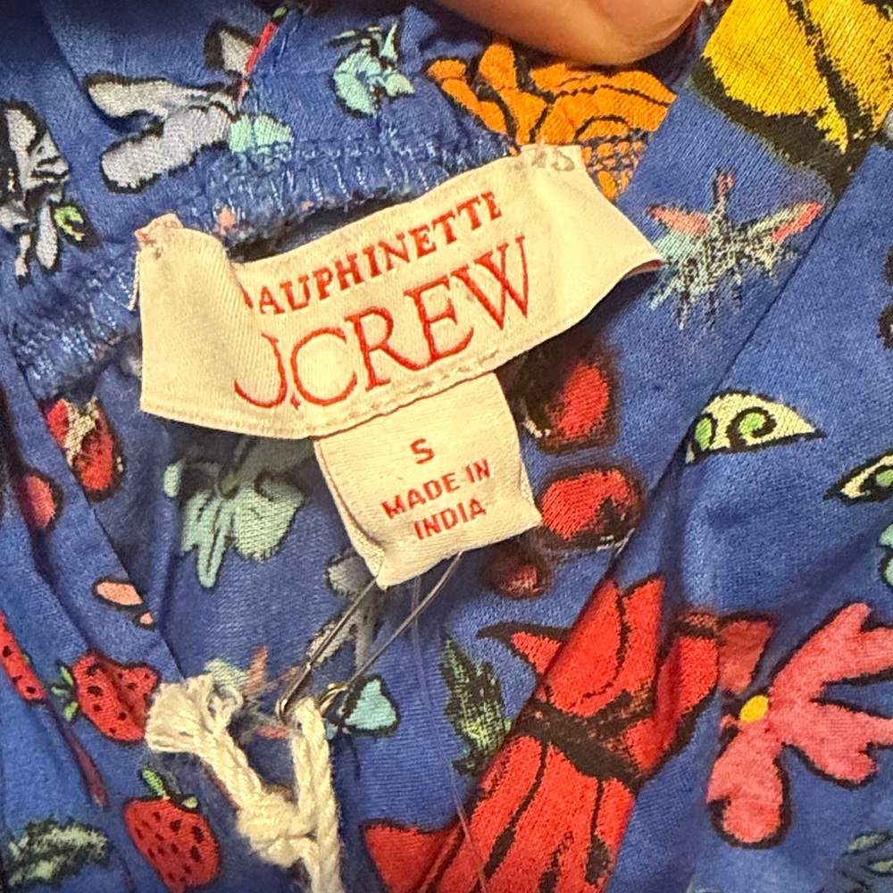 J. Crew Blue Floral Maxi Dress - Picture 3 of 4